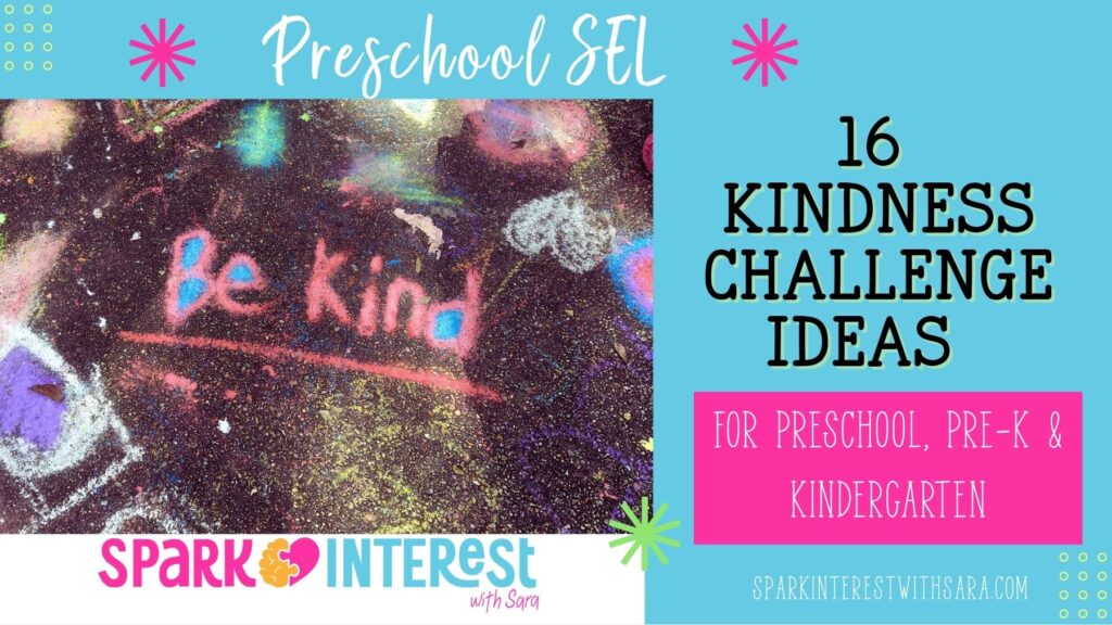 Kindness challenge ideas blog post title page